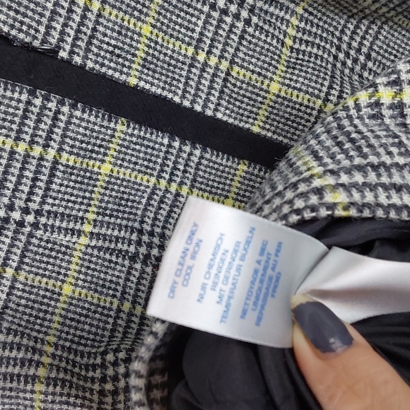 Boden Vintage British Tweed Plaid 100% Wool Dress Houndstooth Preppy  Sz.4 - Picture 8 of 8